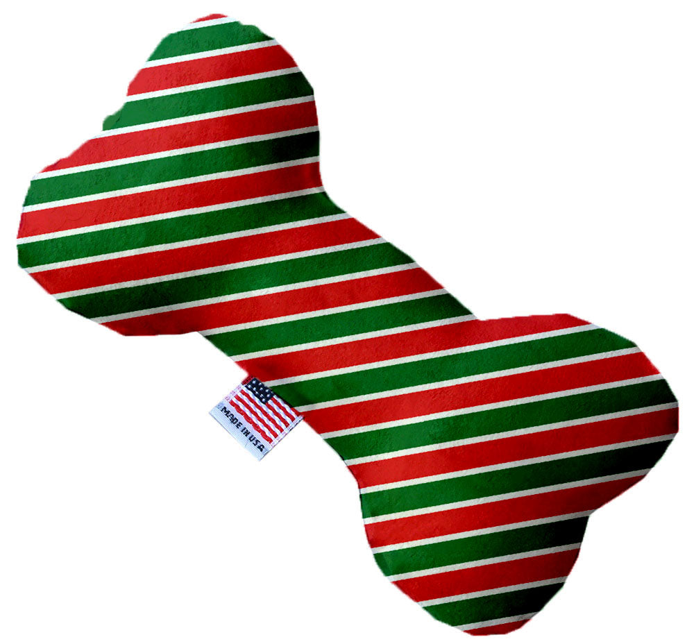 Mirage Pet 1283-TYBN6 Christmas Stripes 6 in. Bone Dog Toy